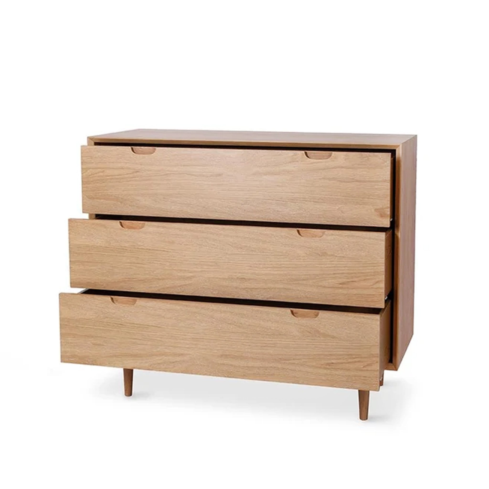 CDT921-VN 3 Drawer Chest - Natural