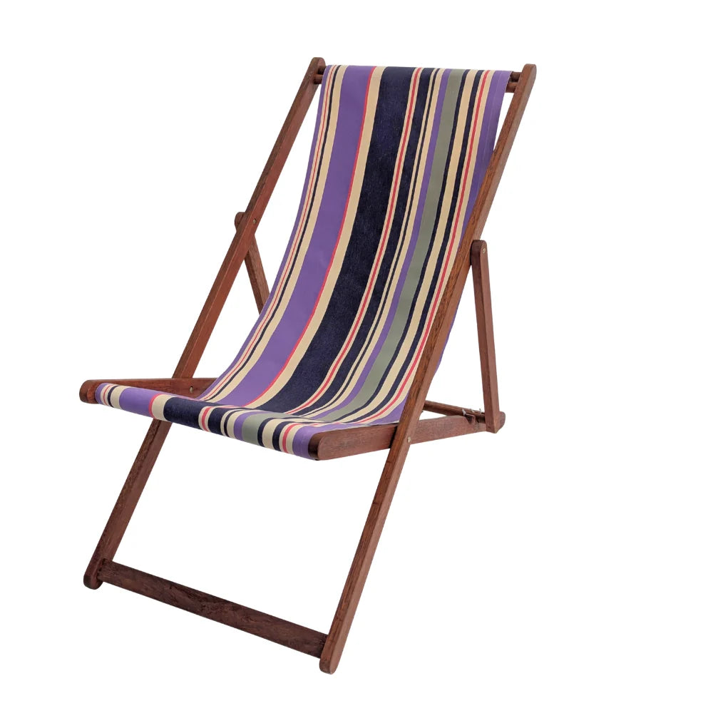 Deckchair Hardwood Cotton - Emma