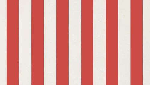 Director Chair Teak Synthetic - Red/White