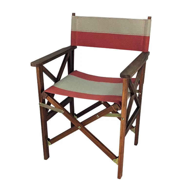 Director's Chair Hardwood Cotton - Sellier Tomette/Beige