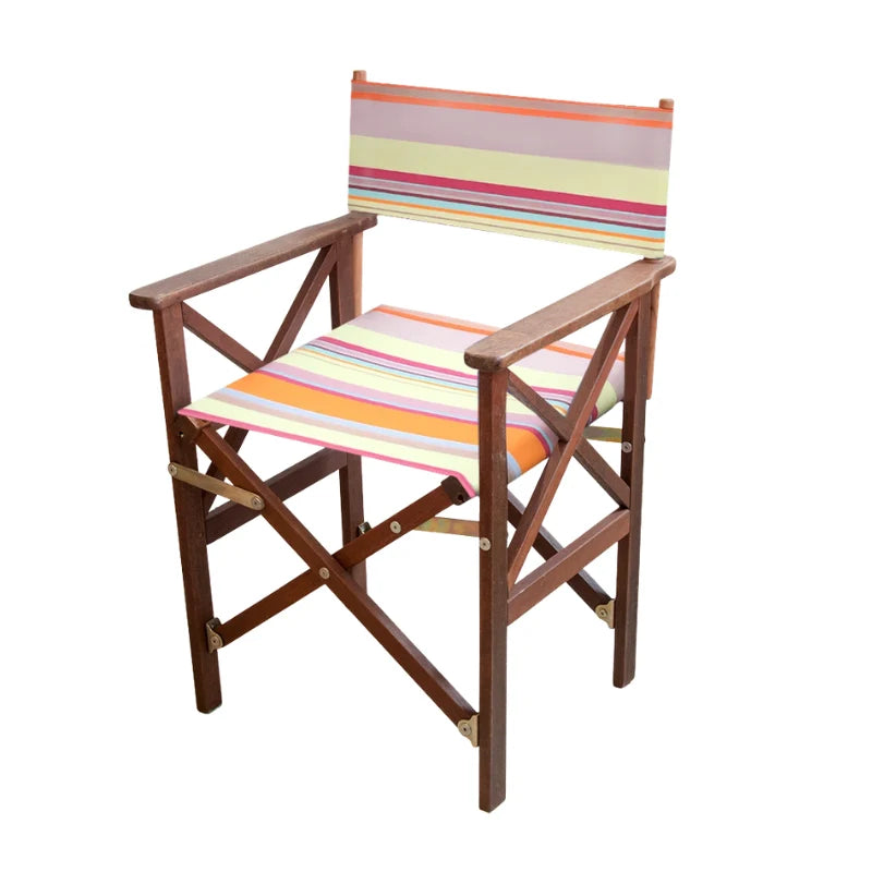 Director's Chair Hardwood Synthetic - June Sunset