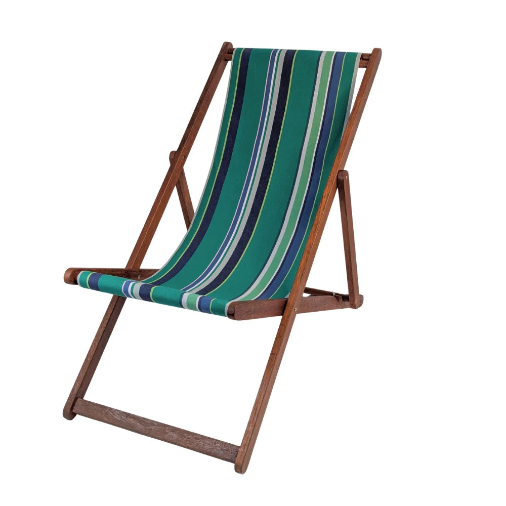 Replacement Sling Deckchair Cotton - Emeraude