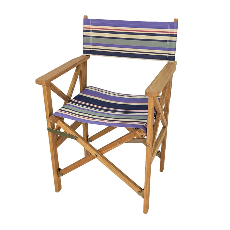 Director Chair Teak Cotton - Emma