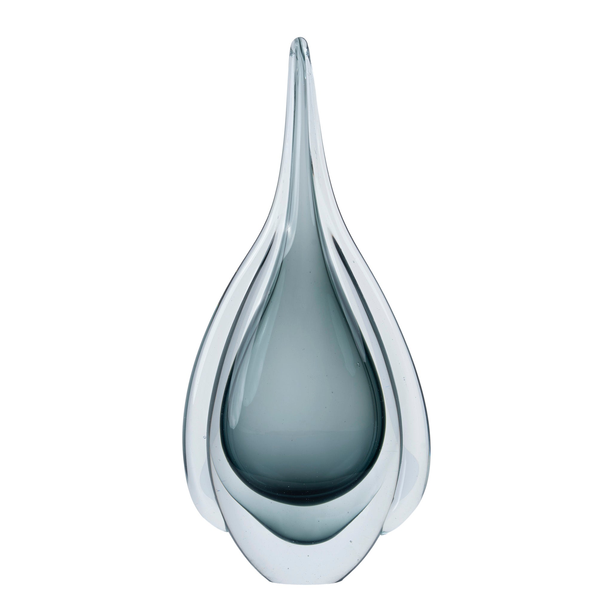 Gray glass pendant ornament