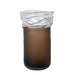 Showcasing Covatala Wave Brown Bottom Vase FB-E25080 Vase by Calibre Furniturs
