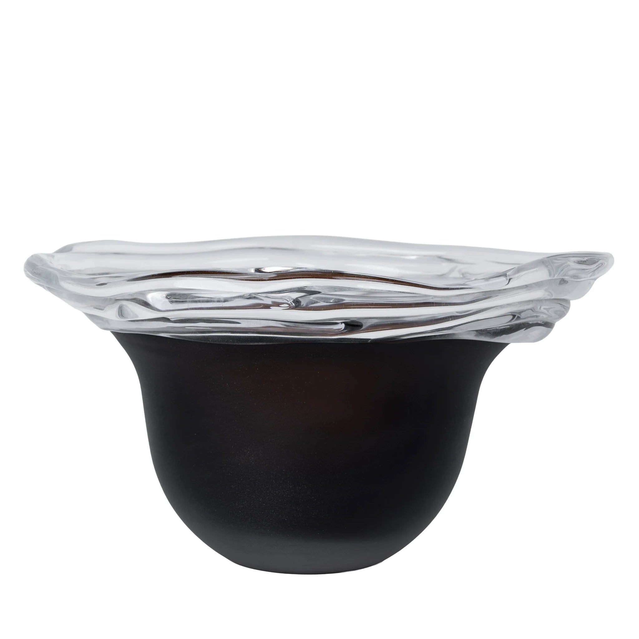 Showcasing Pavero Stacked Wave Brown Bottom Bowl FB-E25081  by Calibre Furniturs