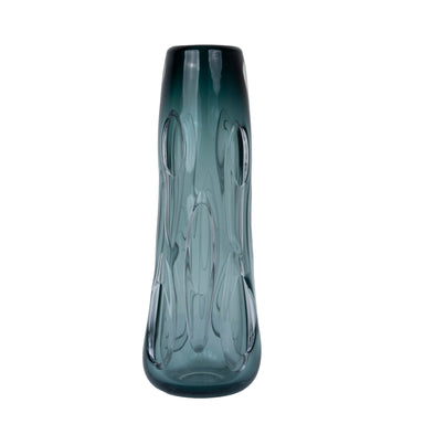 Showcasing Badeta Shadow Green Vase Style A FB-E25085A Vase by Calibre Furniturs