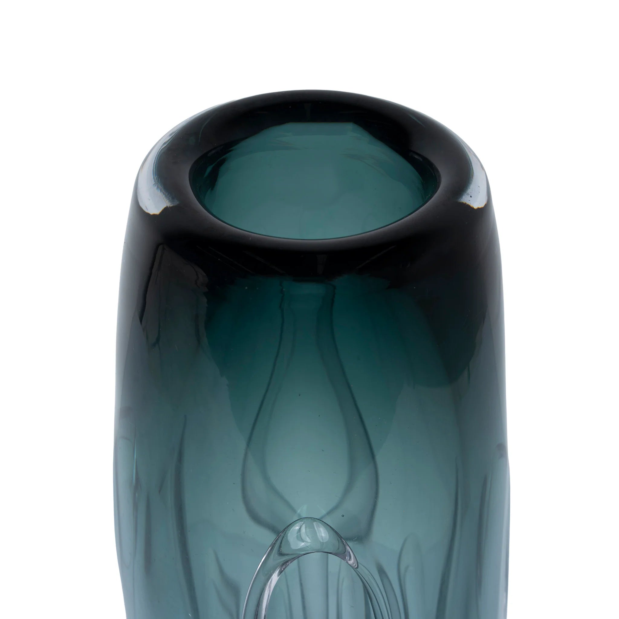 Showcasing Badeta Shadow Green Vase Style A FB-E25085A Vase by Calibre Furniturs