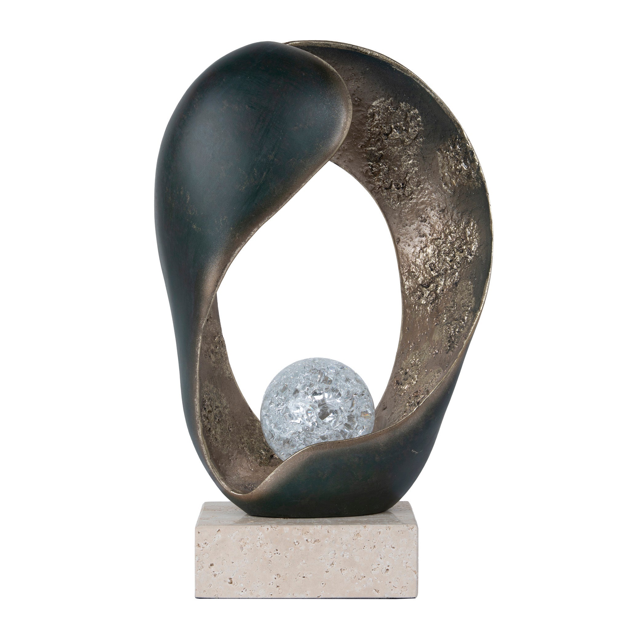 CAC12337-FC Gilded Snow-Reflecting Ornaments