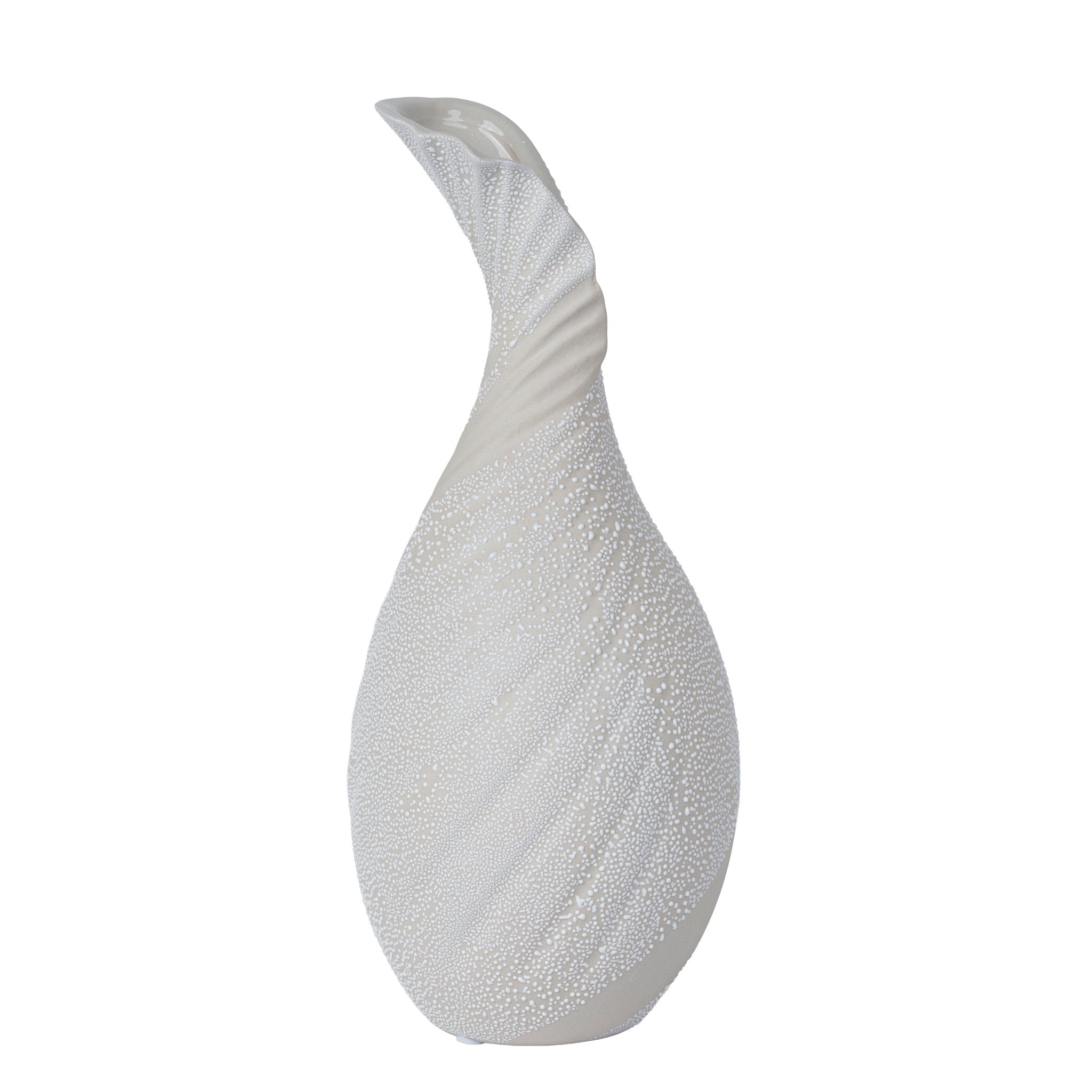 Bead-Dot Gooseneck Vase Style B