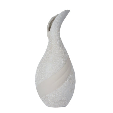 Showcasing Simavela Bead-Dot Gooseneck Vase Style B FF-D25152B Vase by Calibre Furniturs
