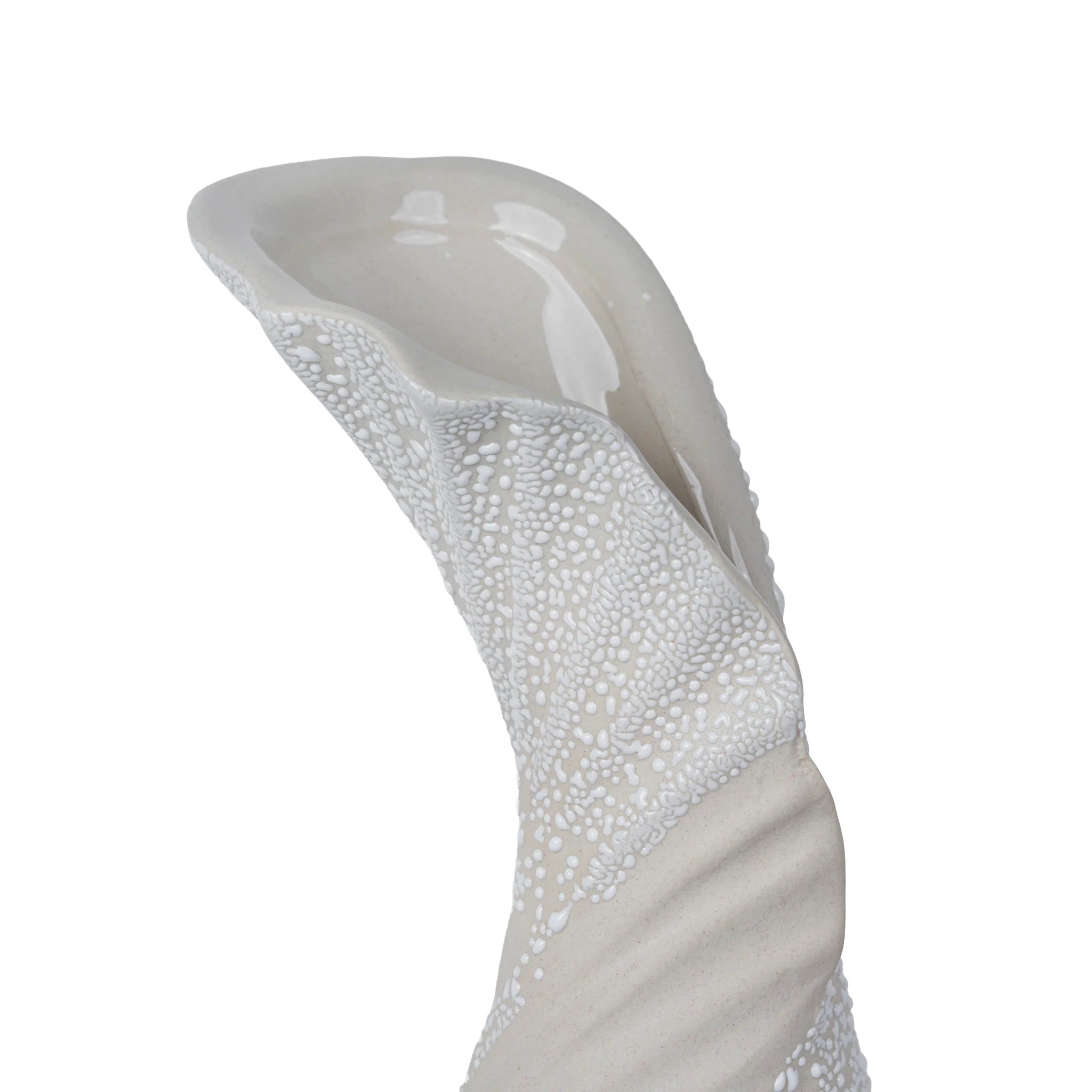 Simavela Bead-Dot Gooseneck Vase Style B