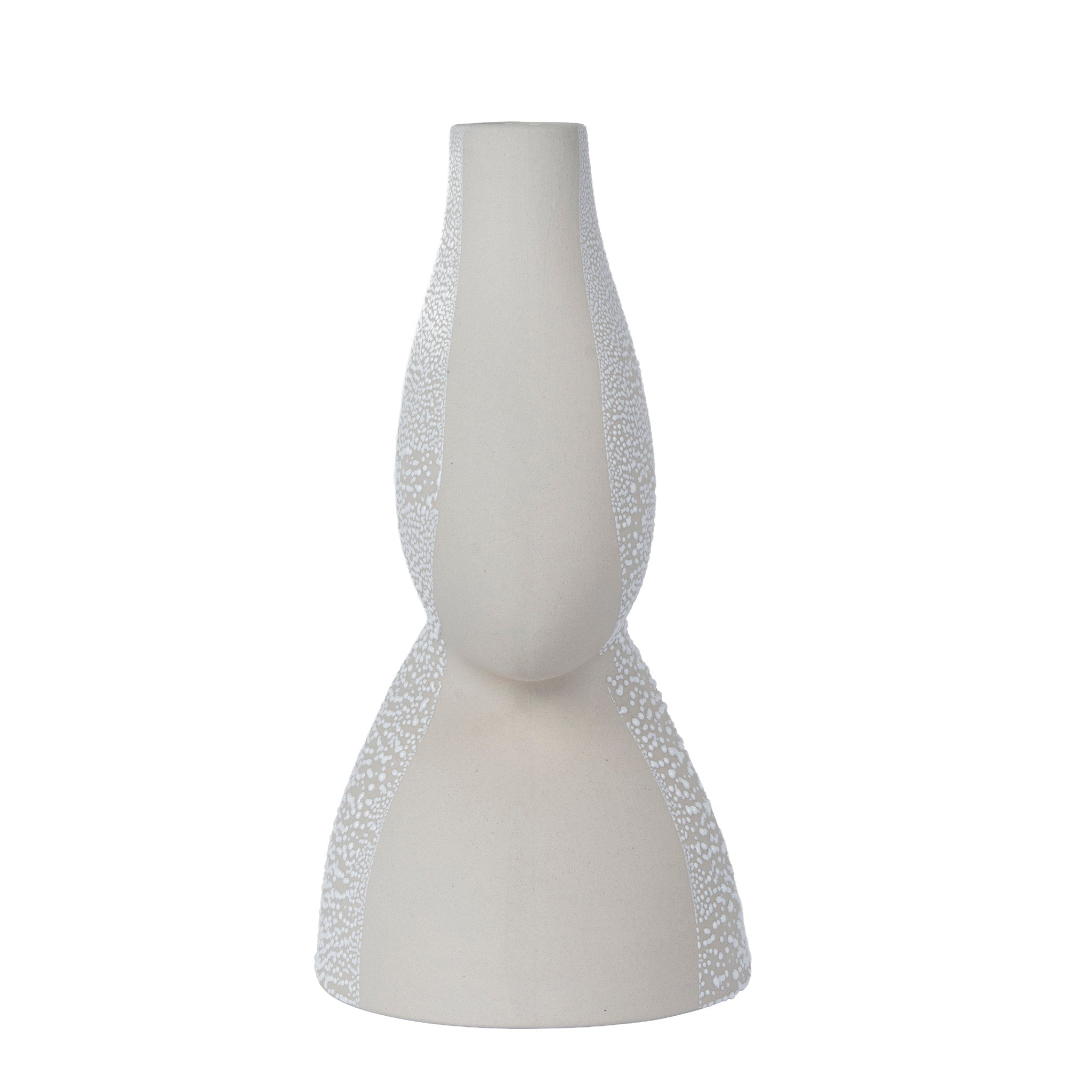 Bead-Dot Double Head Vase Style C