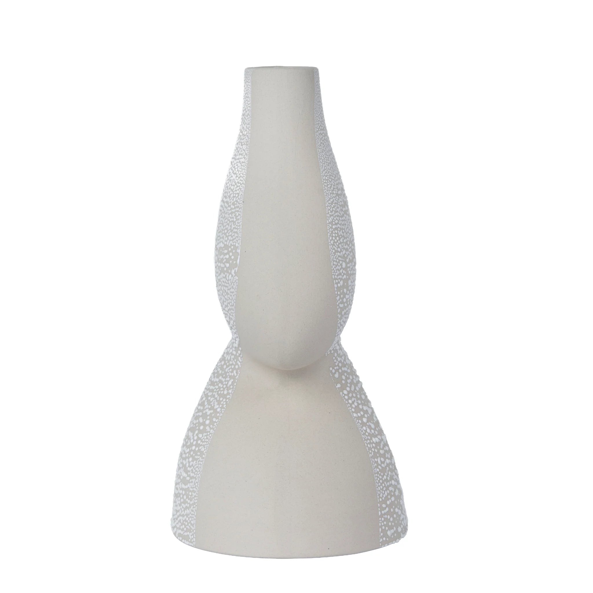 Showcasing Raluvana Bead-Dot Double Head Vase Style C FF-D25152C Vase by Calibre Furniturs