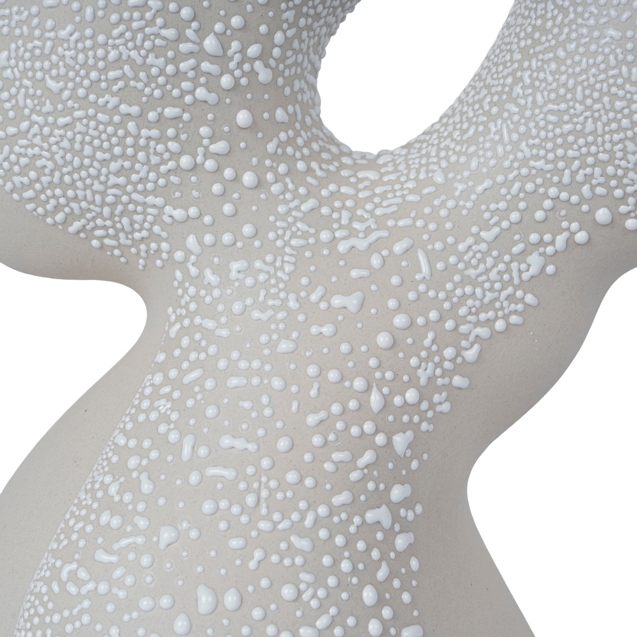 CAC12330-FC Bead-Dot Double Head Vase Style C