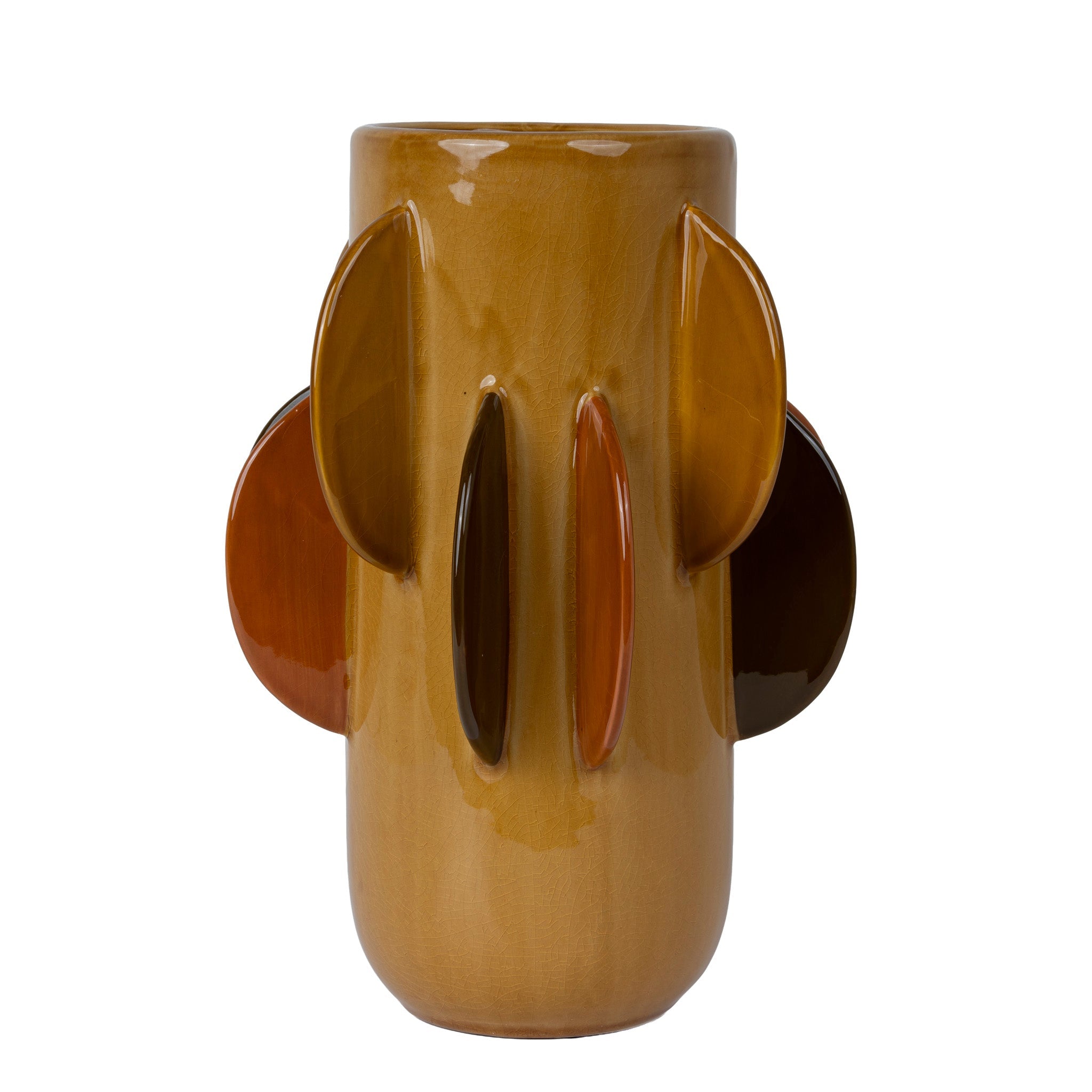 CAC12331-FC Colorful Fin Vase Style A