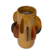 Showcasing Danola Colorful Fin Vase Style A FF-D25168A Vase by Calibre Furniturs