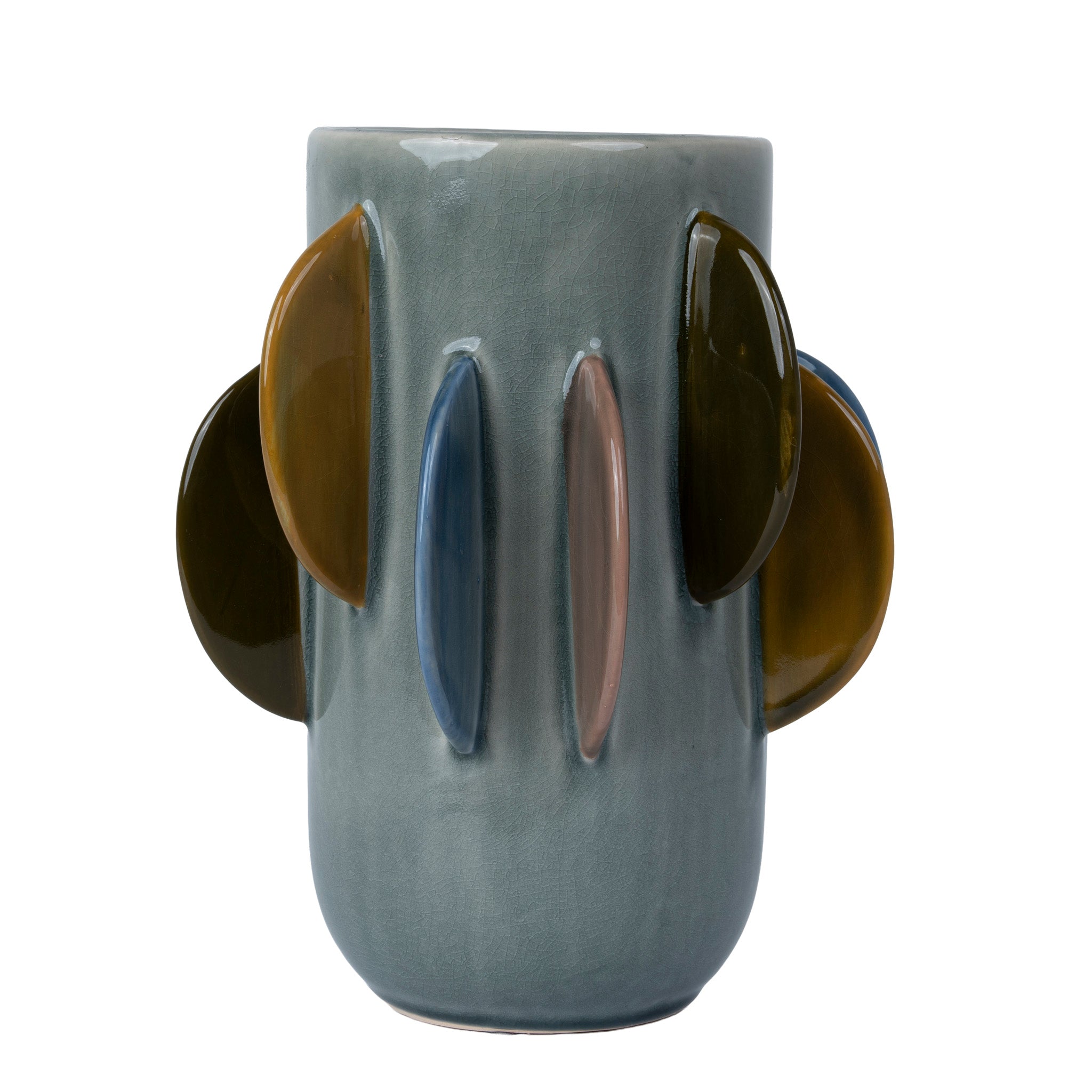 CAC12332-FC Colorful Fin Vase Style B