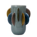 Showcasing Tocaluna Colorful Fin Vase Style B FF-D25168B Vase by Calibre Furniturs