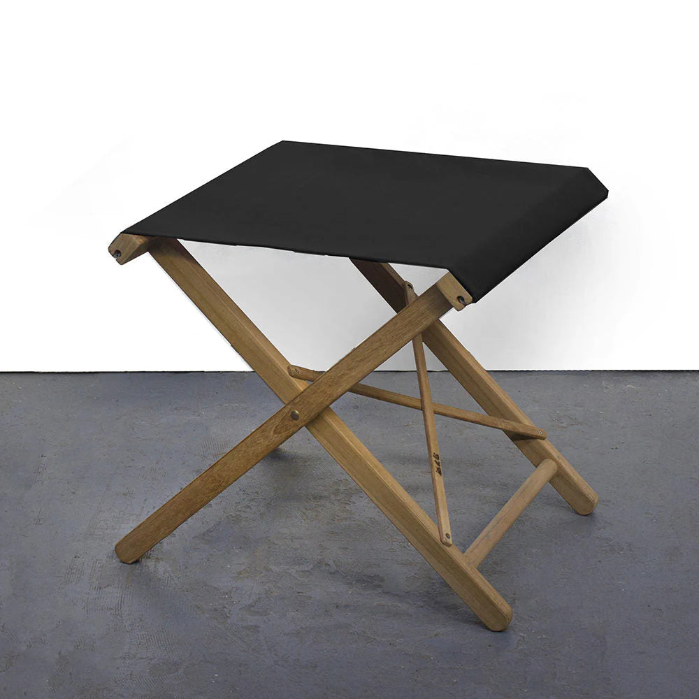 Folding Stool Synthetic Fabric - Teak
