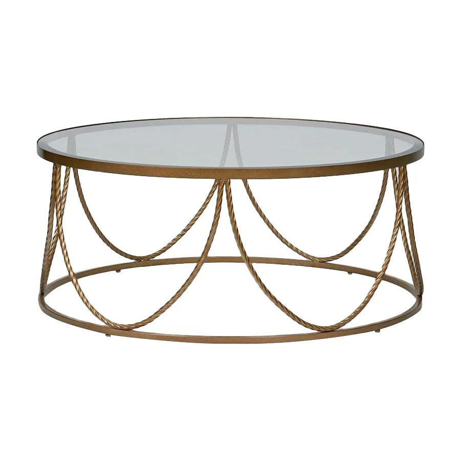 Palais Round Coffee Table - Gold