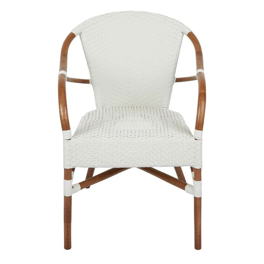 Harlow Rattan Chair - White