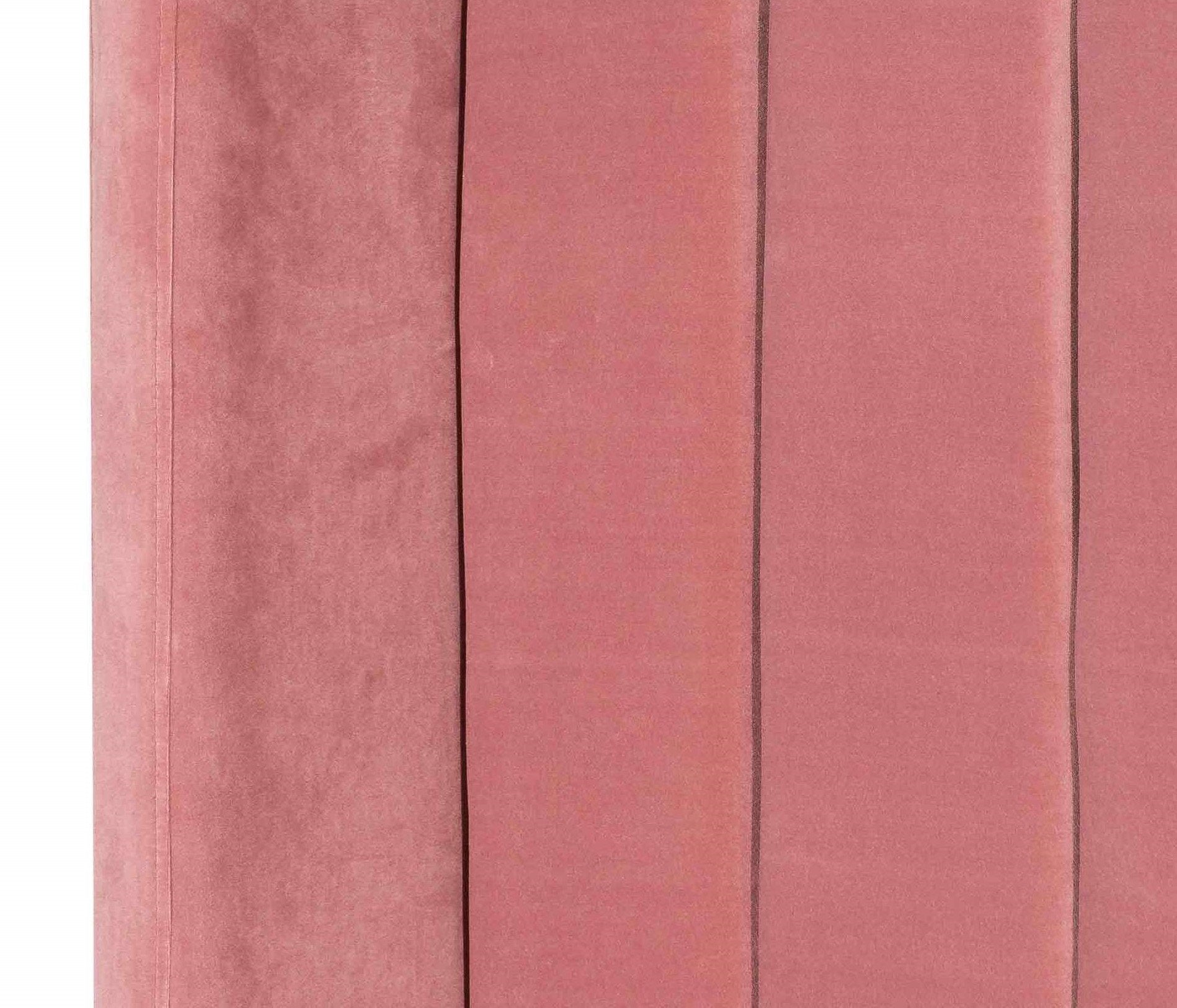 CBD6587-MI King Sized Bed Frame - Blush Peach Velvet