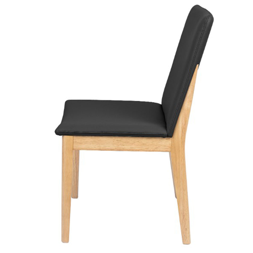Grant Leather Dining Chair - Onyx