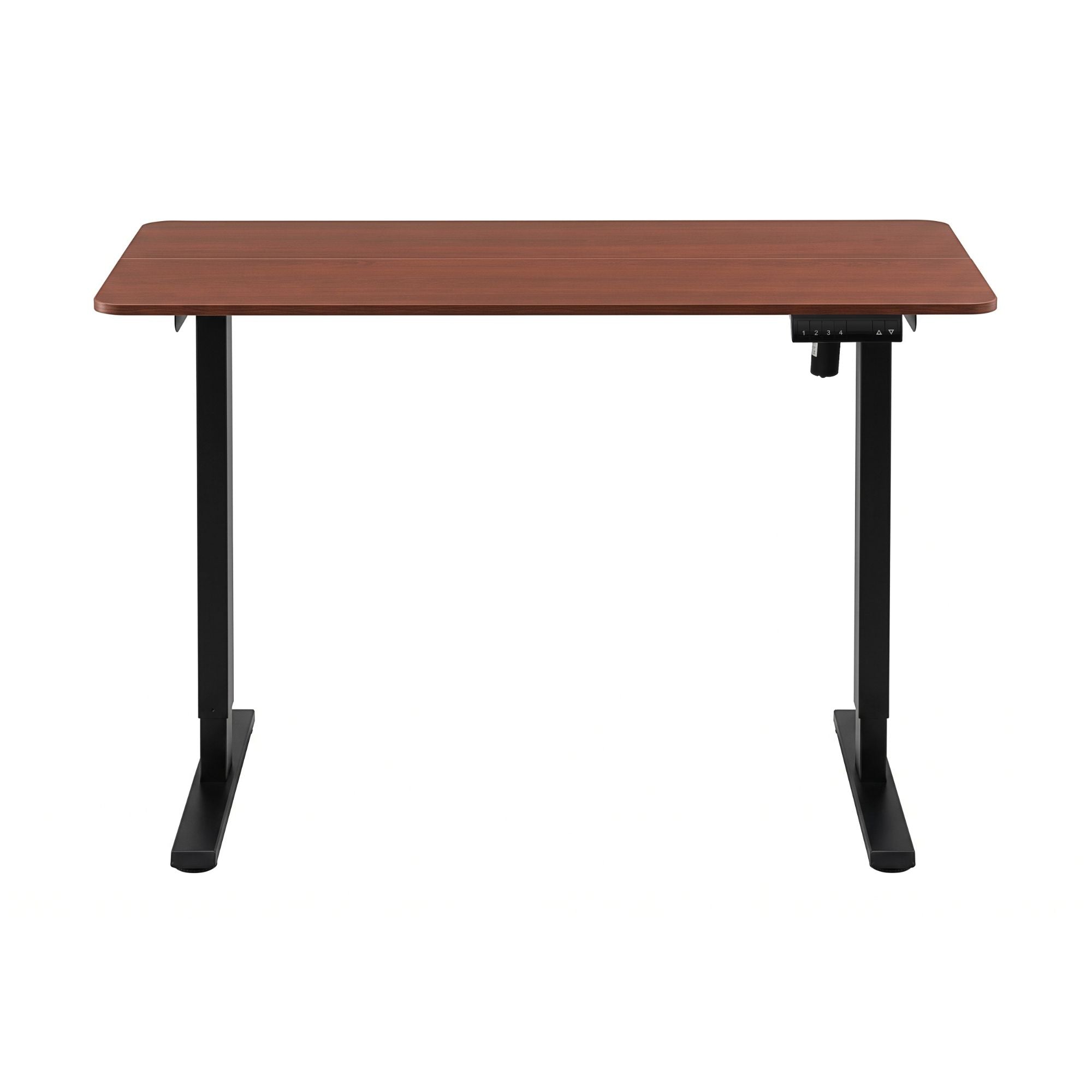 Artiss Electric Standing Desk Height Adjustable Table 120cm Walnut Black