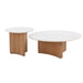 Nested Travertine Coffee Table - Natural - image 3