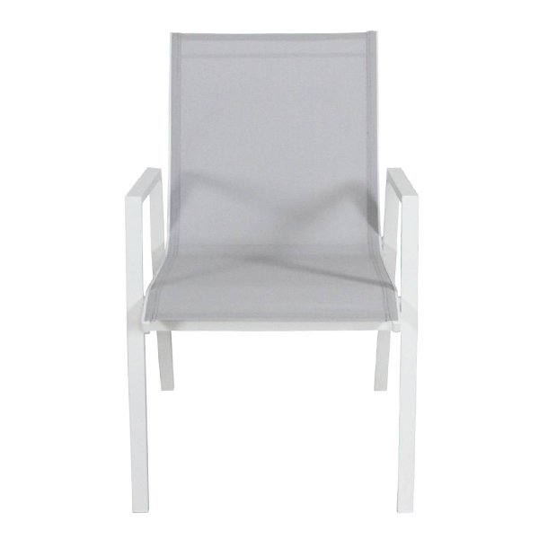 Paloma 6 Seater Outdoor Dining Table & Chair Set - White