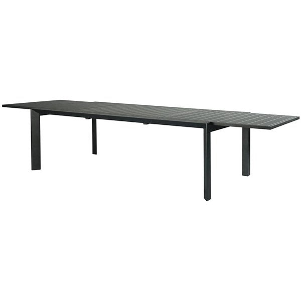 Paloma 12 Seater Extendable Outdoor Dining Table & Chair Set - Charcoal