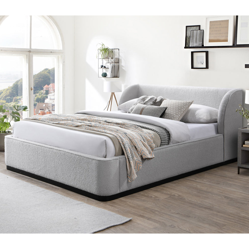 Jamar King Bed Frame - Grey