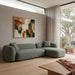 3 Seater Right Chaise Sofa - Amazon Green - image 2