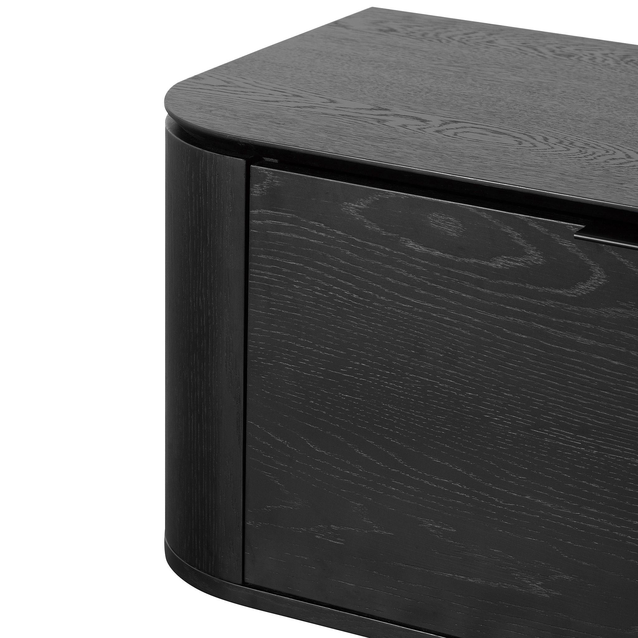 2.4m TV Entertainment Unit - Black Oak - image 6