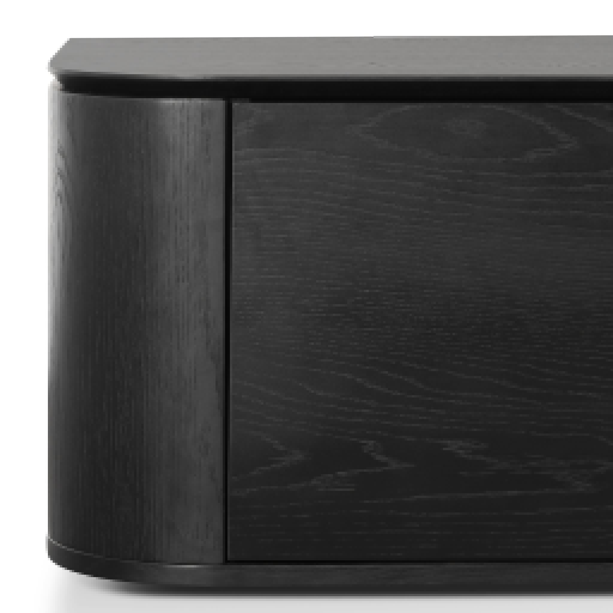2.4m TV Entertainment Unit - Black Oak - image 7