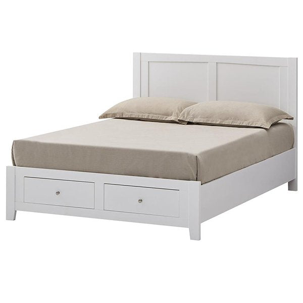 Kembla Storage White Queen Bed