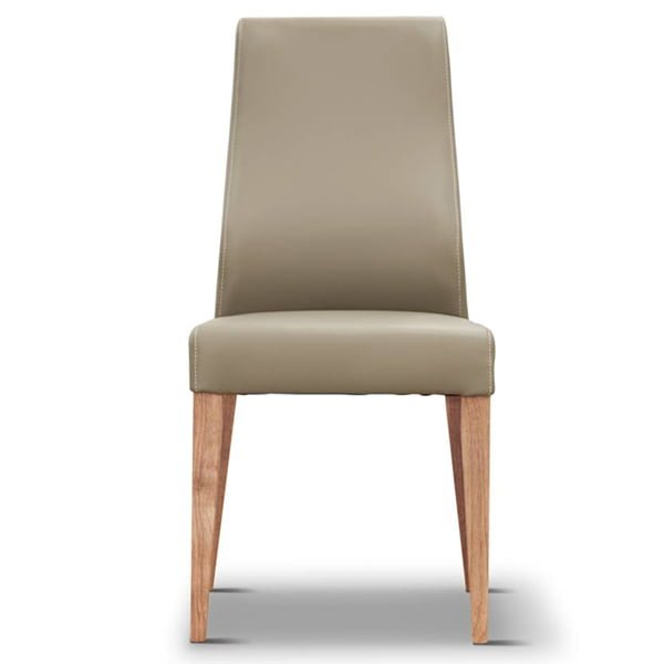 Meadows PU Leather Dining Chair - Medi Silver