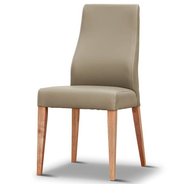 Meadows PU Leather Dining Chair - Medi Silver