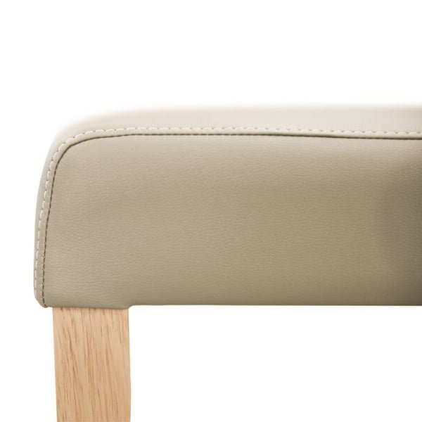 Meadows PU Leather Dining Chair - Medi Silver