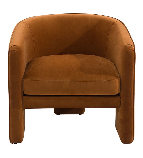 Kylie Arm Chair - Caramel Velvet