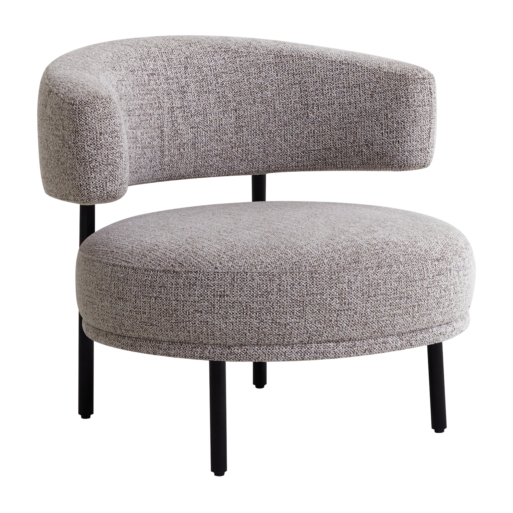 85cm Fabric Armchair - Mountain Grey