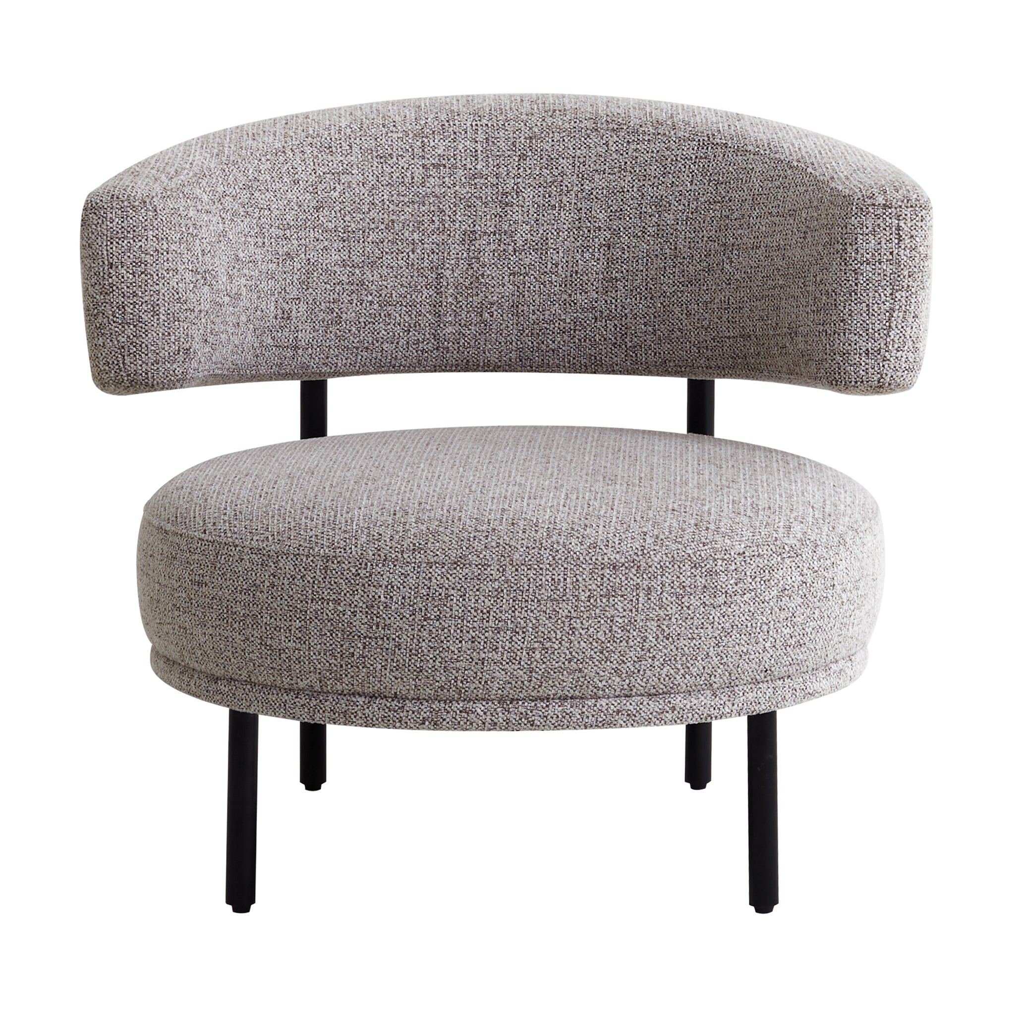 CLC10023-IG 85cm Fabric Armchair - Mountain Grey
