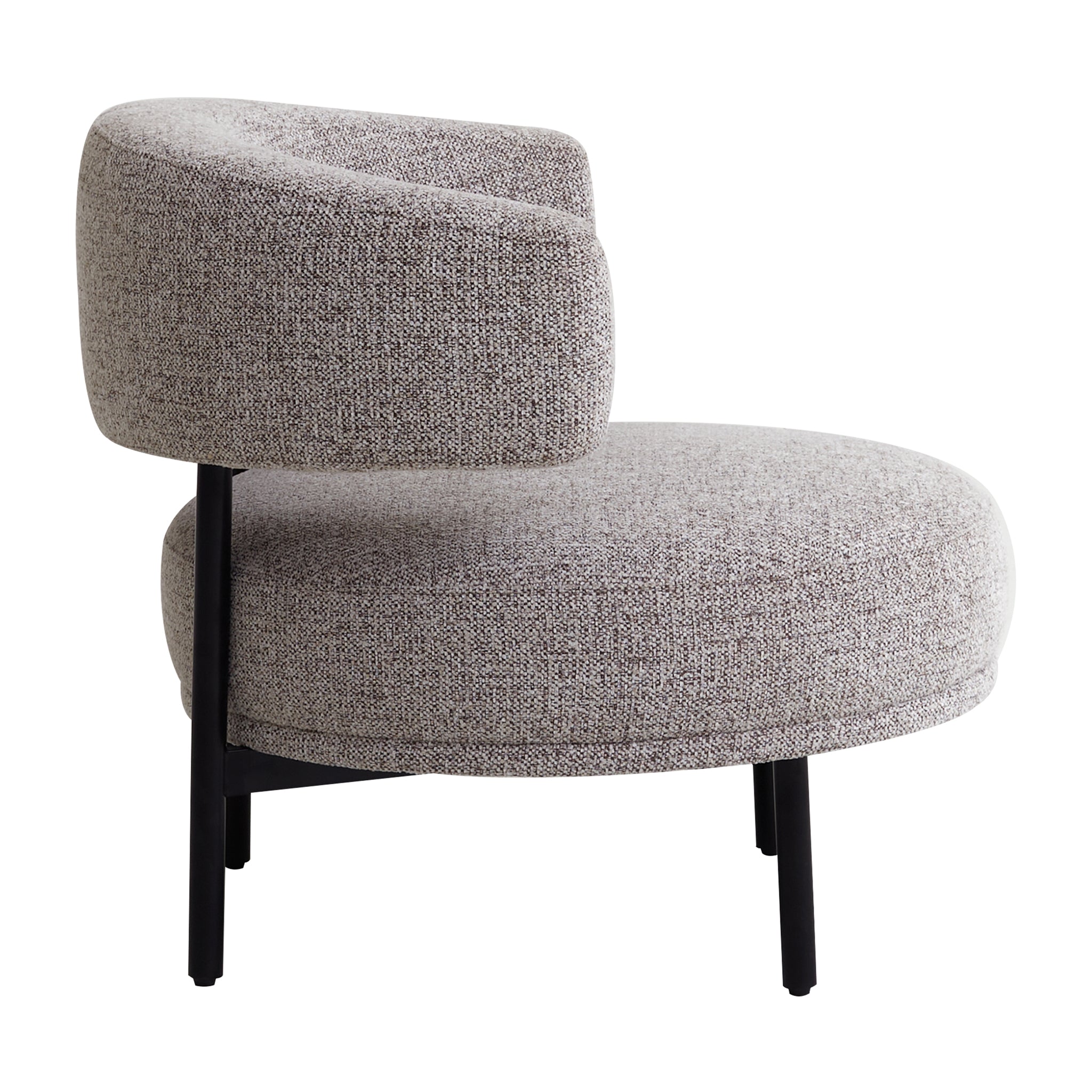 CLC10023-IG 85cm Fabric Armchair - Mountain Grey