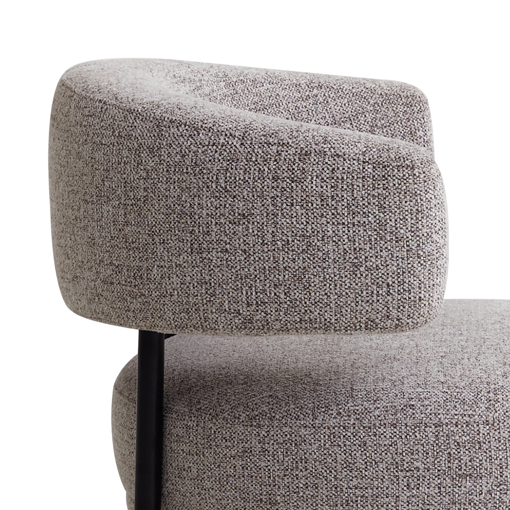 85cm Fabric Armchair - Mountain Grey