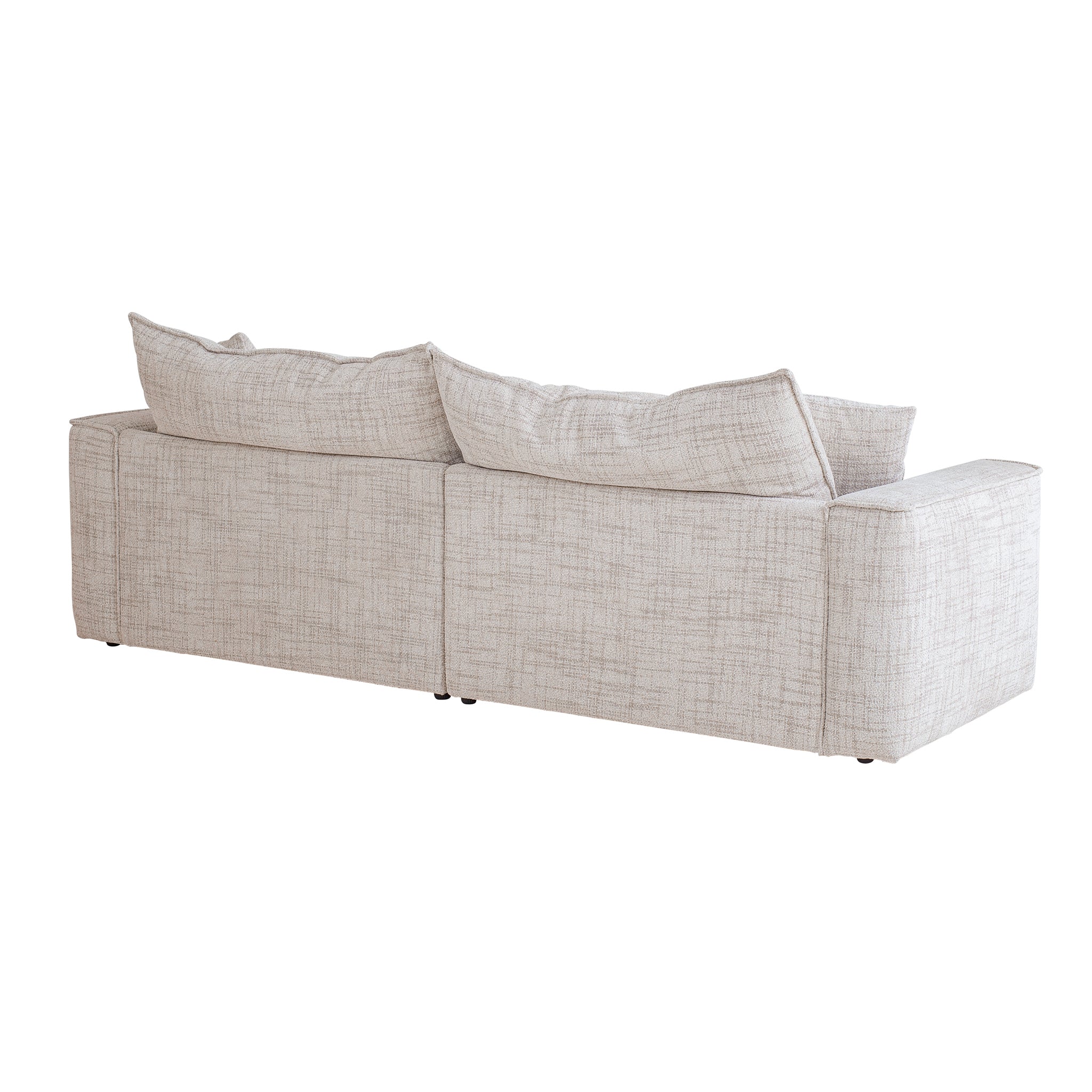 CLC10024-IG 2.96m 3 Seater Fabric Sofa - Cream