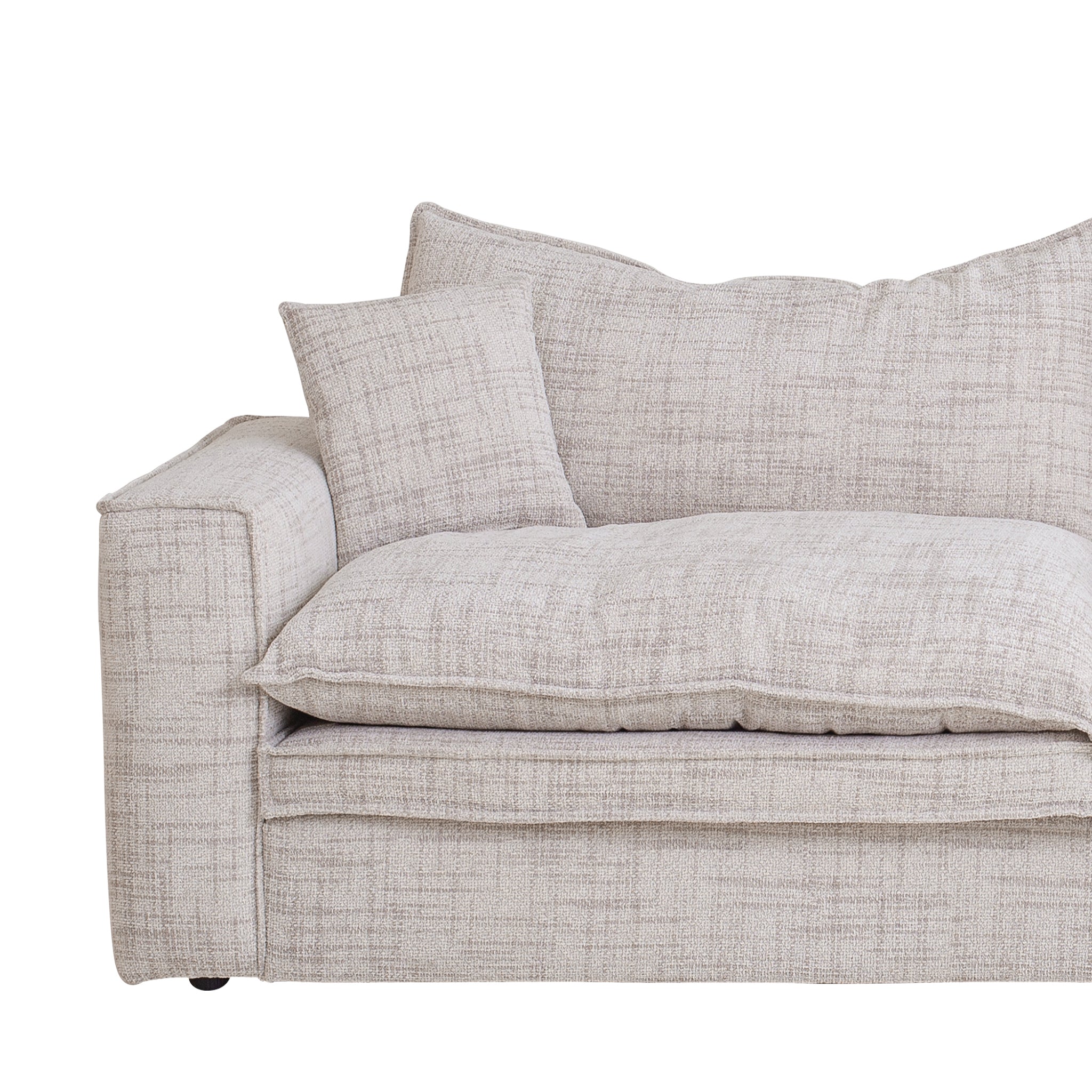 CLC10025-IG 2.2m 2 Seater Fabric Sofa - Cream