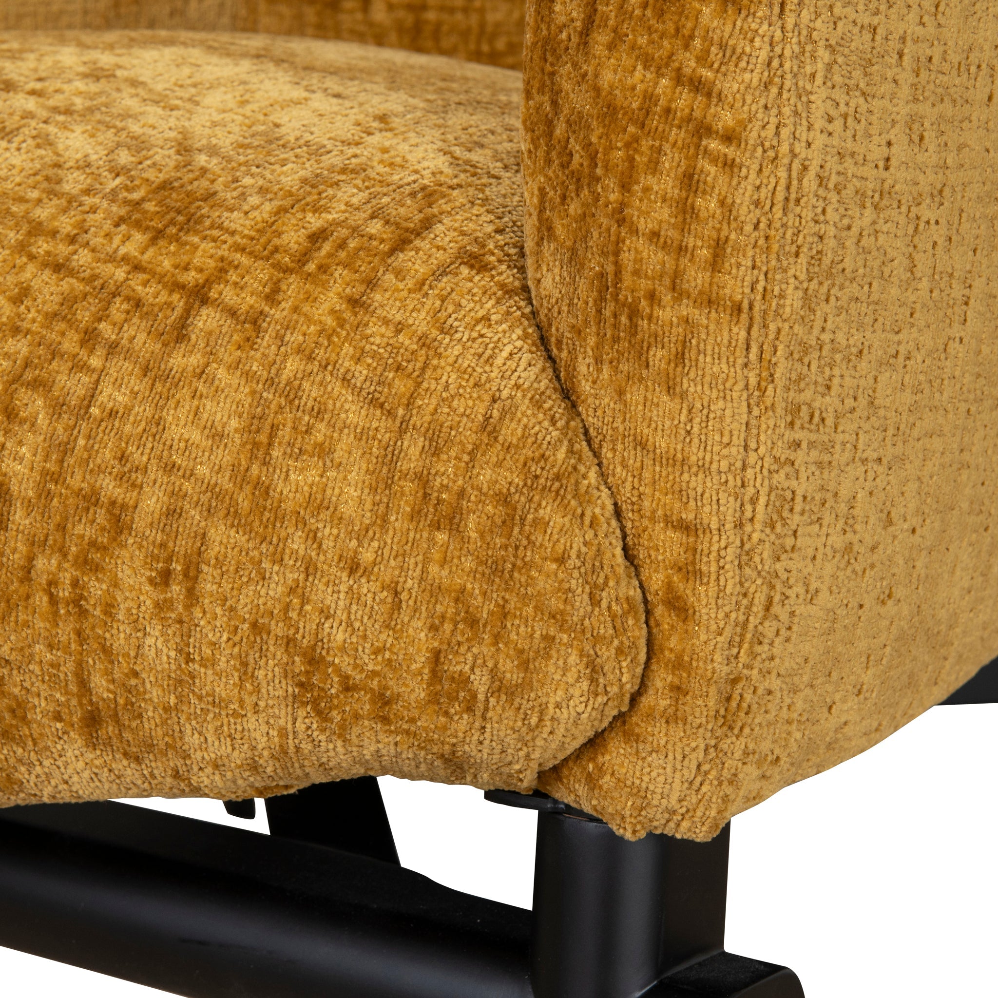 Fabric Armchair - Ochre - image 10