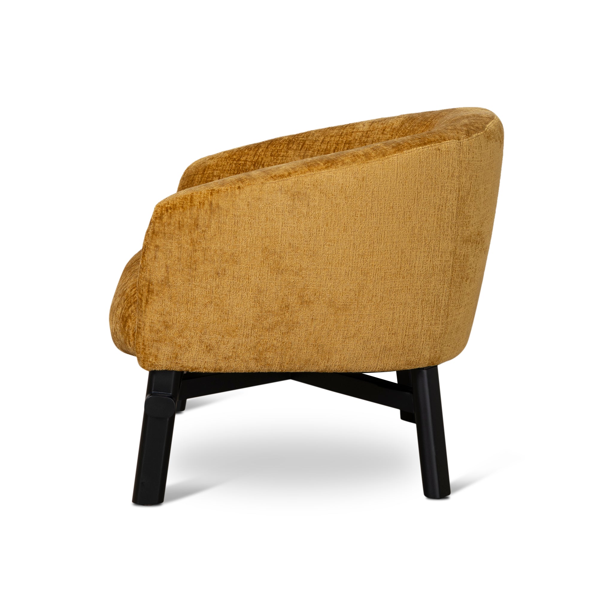 Fabric Armchair - Ochre - image 3