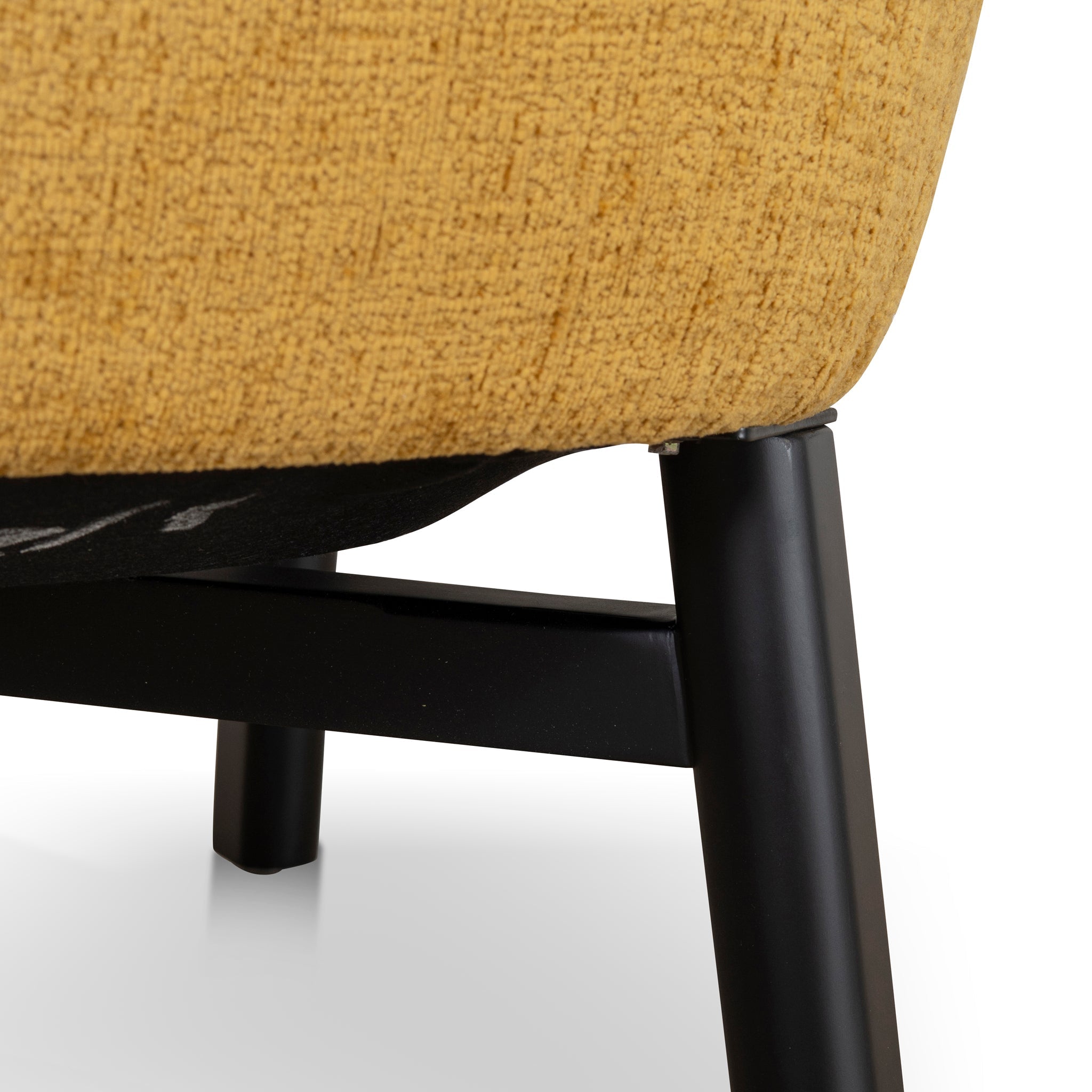 Fabric Armchair - Ochre - image 6